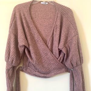 Fashion Nova Wrap Sweater 3X